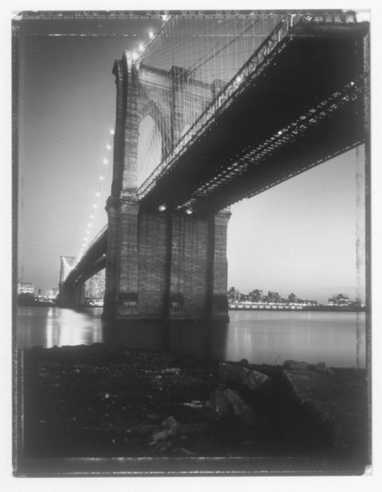 Brooklyn Bridge, New York Landmarks, Silver Gelatin Photograph, Richard Margolis